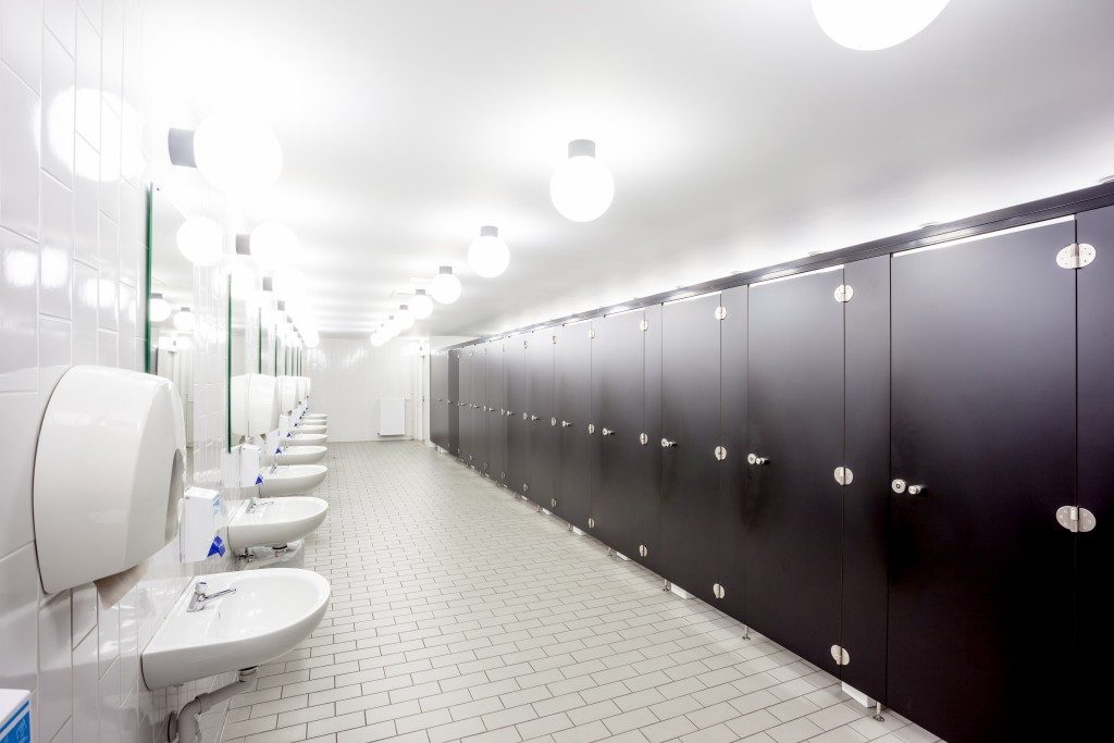 shared commercial bathroom