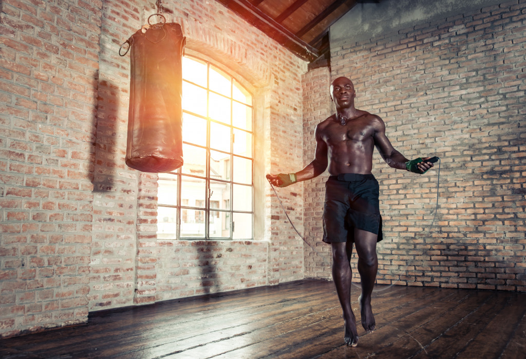 Man working out