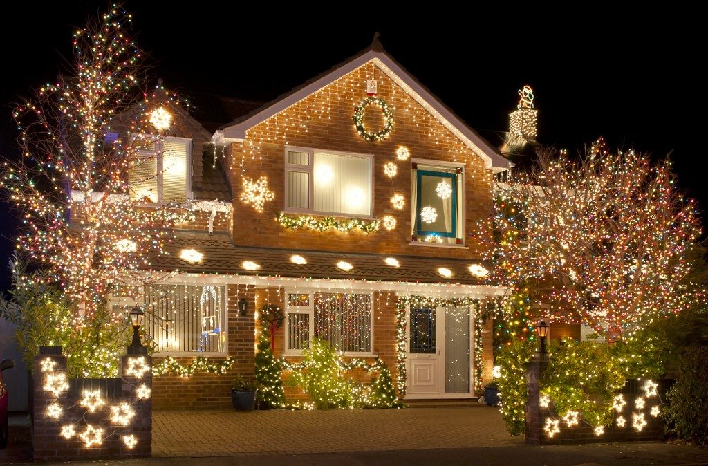 Christmas house decoration