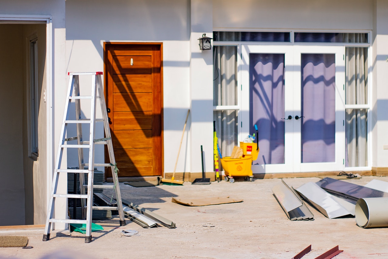 a home under renovation