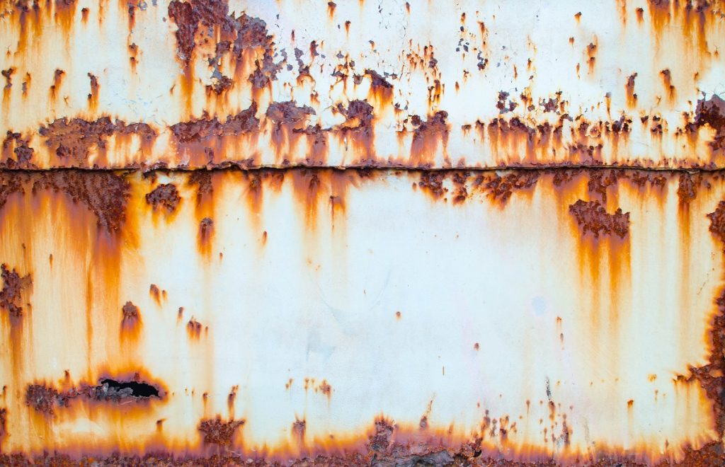 rust on old wall