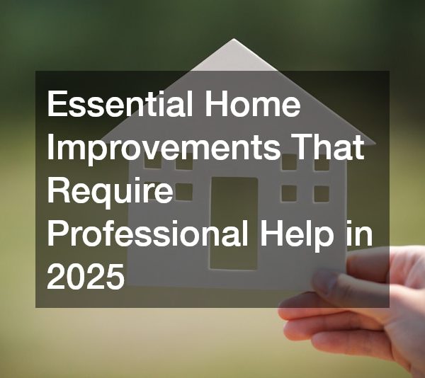 Essential Home Improvements That Require Professional Help in 2025