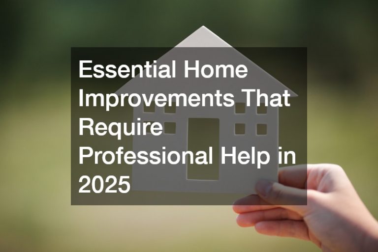 Essential Home Improvements That Require Professional Help in 2025